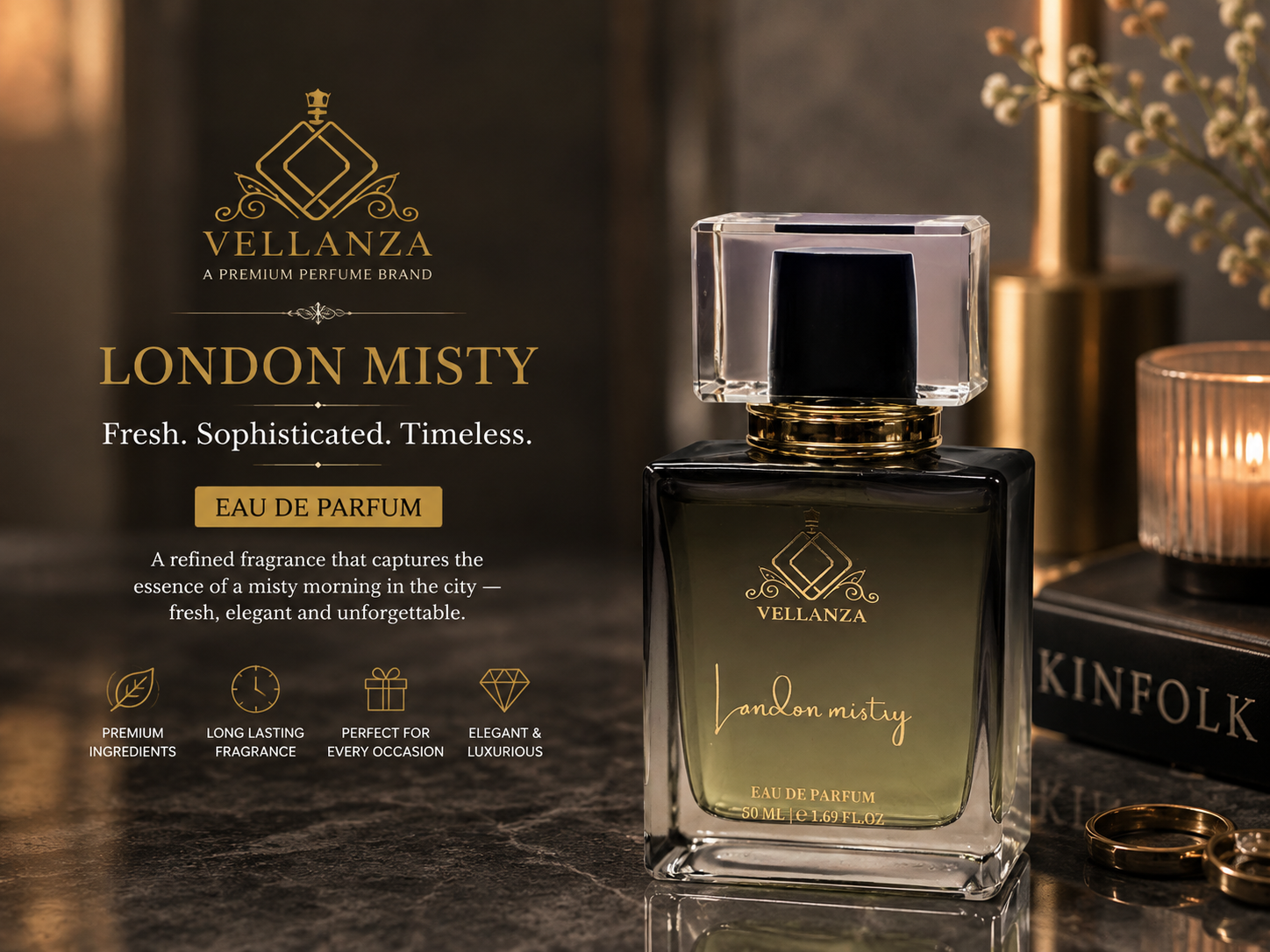 Vellanza London Misty luxury perfume